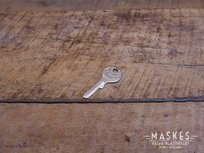 Blank key for steering lock