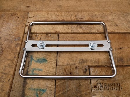 Licenseplate trim chrome largeframe/wideframe