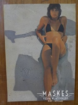 Poster vespa shadow 1 girl 