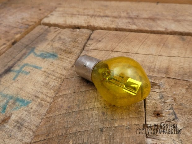 Light bulb headlight 6v/35/35 yellow Largeframe types