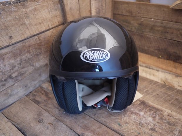Premier helmet black high gloss