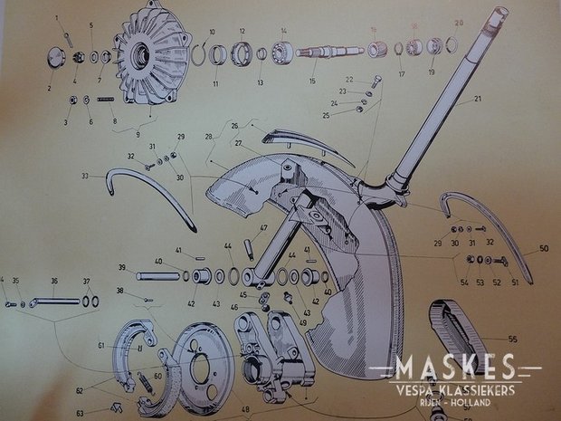 O-ring brake drum  GS160/ SS180