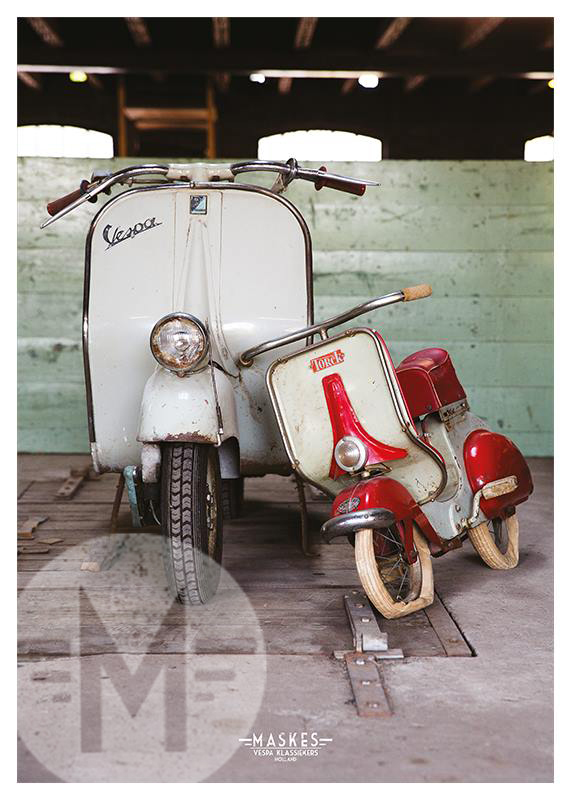 Poster Vespa Faro Basso - Classic vespa parts