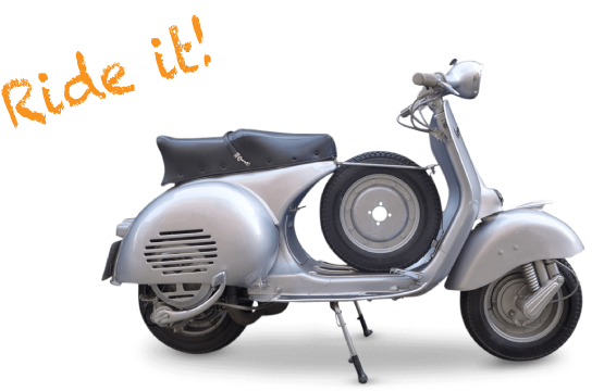 parts for your classic Vespa scooter. Classic vespa